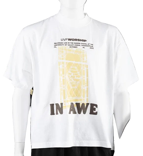 Shaka Wear UVF Worship In Awe White T-Shirt