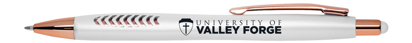 UVF Branded Pearlized Basilia Stylus Pen