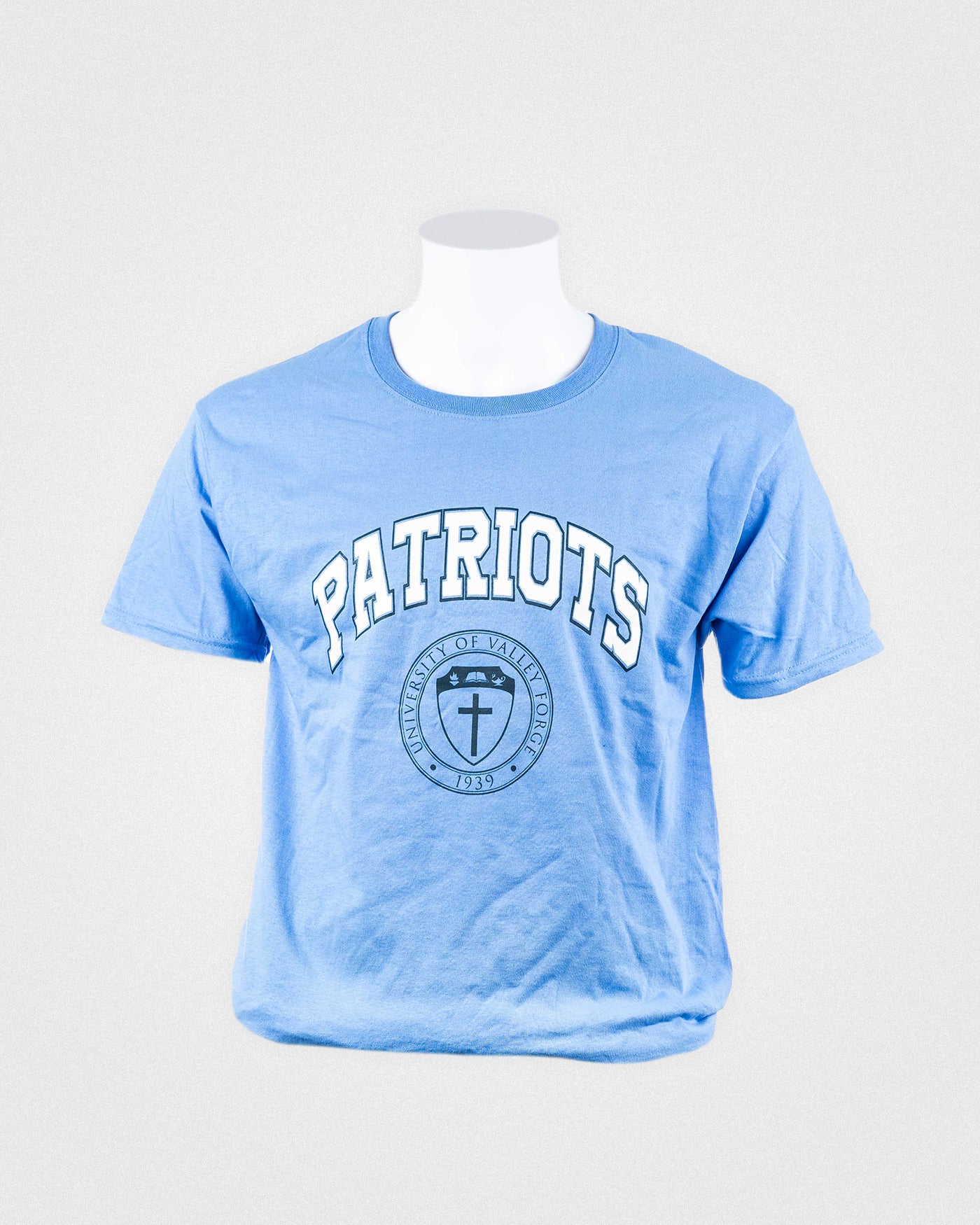 Patriots Champion T Shirt Light Blue