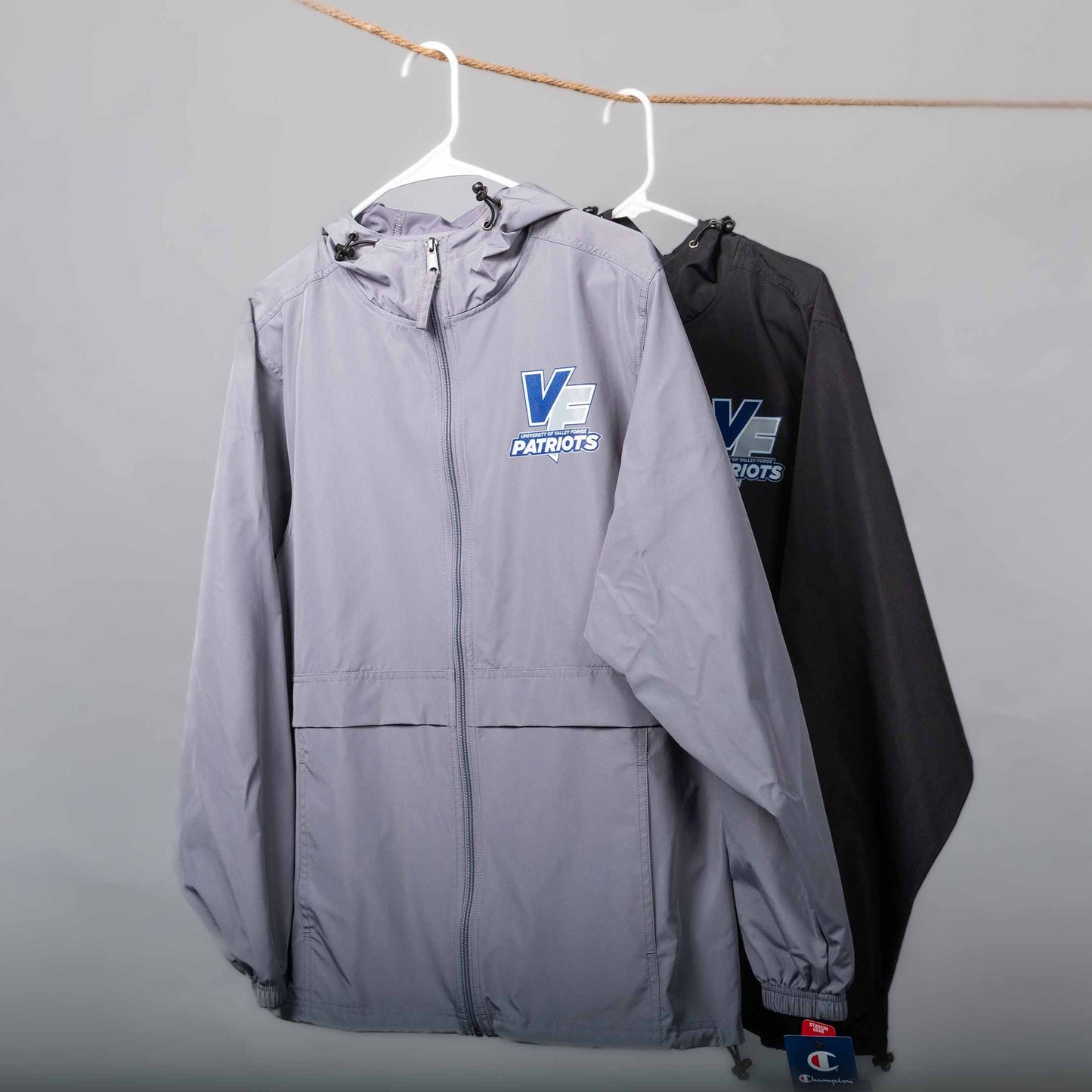 Full Zip Windbreaker (Grey)