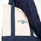 Navy and Creme Totebag