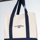 Navy and Creme Totebag