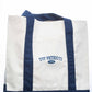 Navy and Creme Totebag