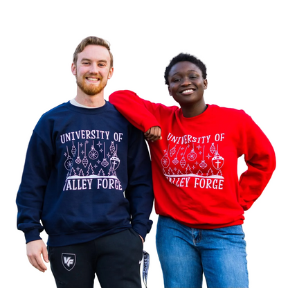 Gildan Christmas Navy Crewneck