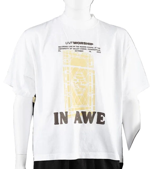 Shaka Wear UVF Worship In Awe White T-Shirt