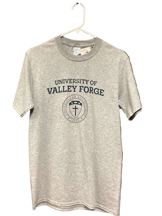 Port & Company University of Valley Forge Shield Gray T-Shirt
