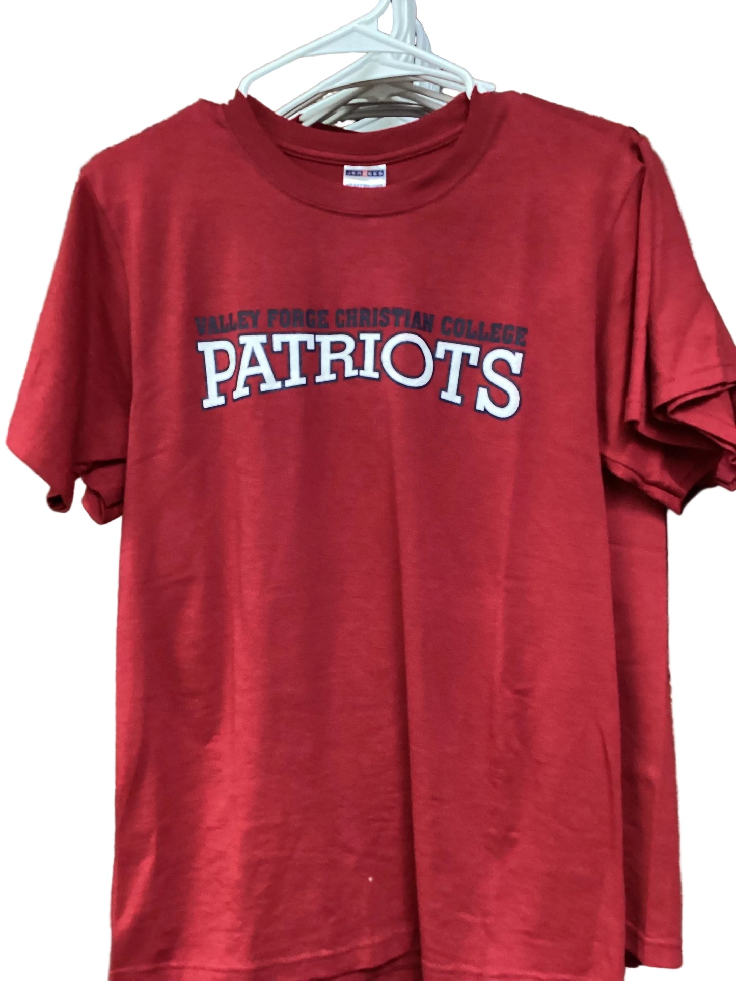 Jerzees Valley Forge Christian College - The Journey Begins Burgundy T-Shirt