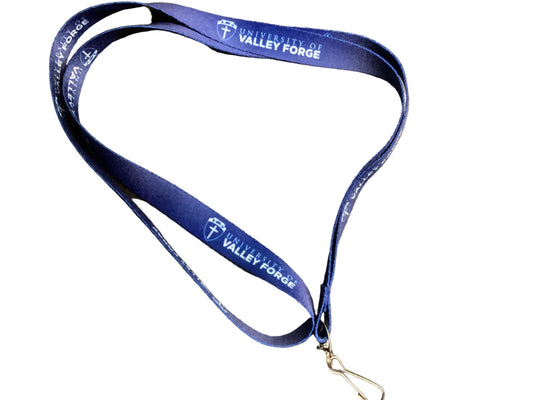 University of Valley Forge Blue Lanyard