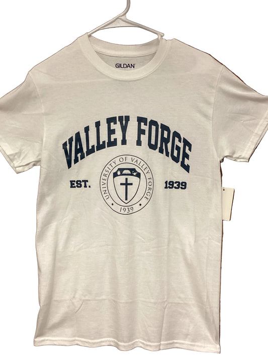 Gildan Valley Forge Shield White T-Shirt