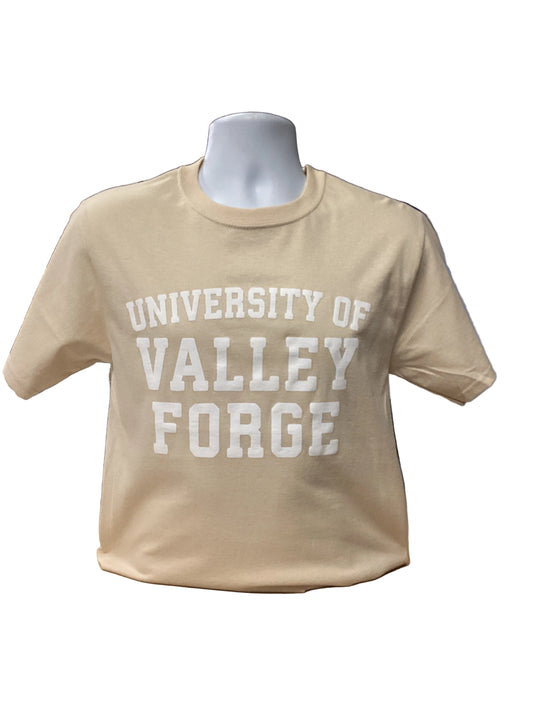 Port & Company University of Valley Forge Beige T-Shirt