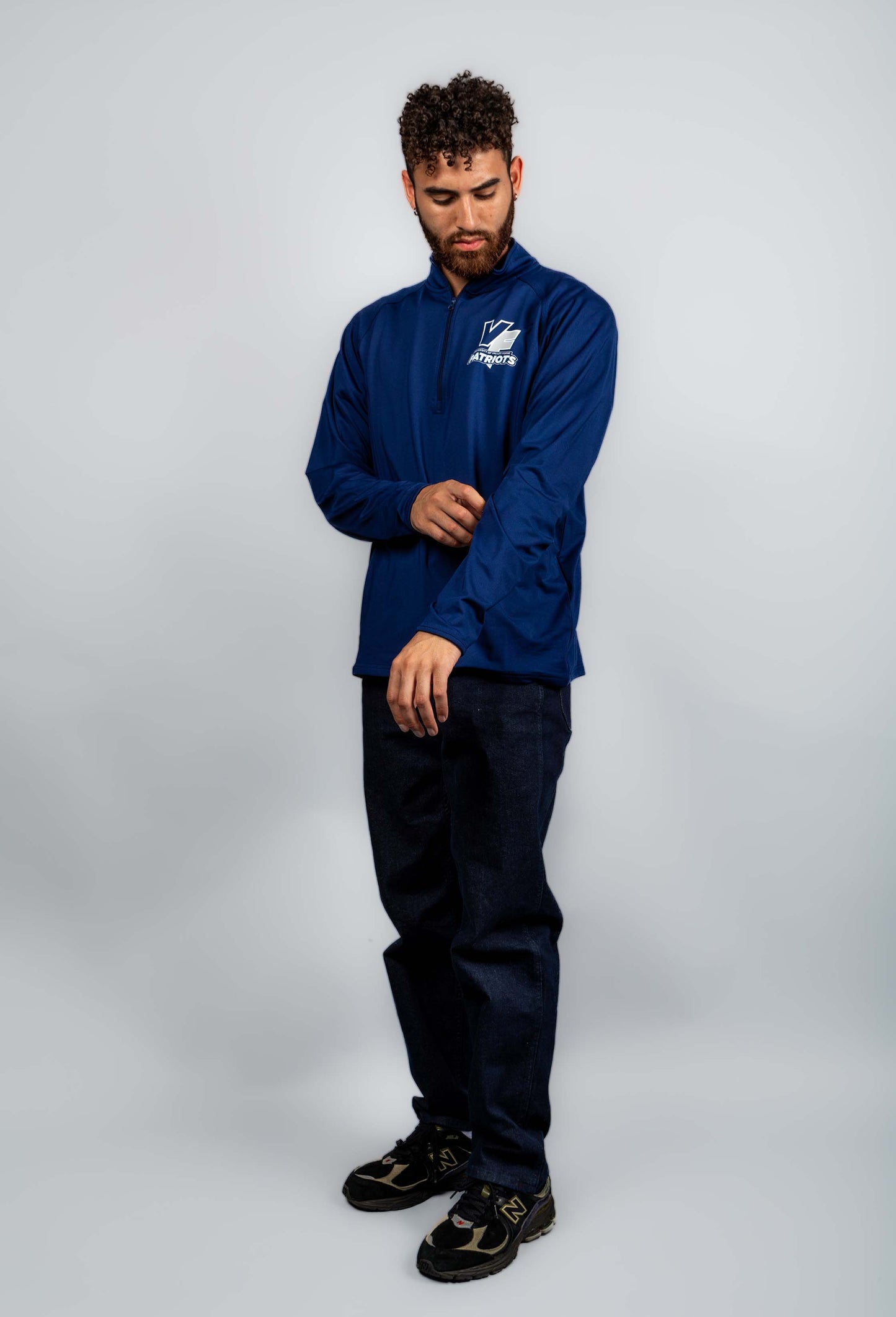 Sport Tek Quarter zip Navy